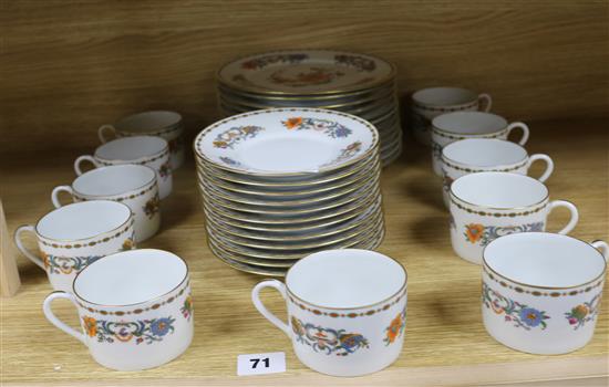 A Limoges porcelain tea set